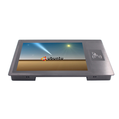 통합된 알루미늄 안드로이드 산업적 패널 PC RFID / NFC 카드 판독기