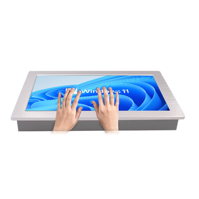 350 cd/m2 방수 패널 PC 산업용 컴퓨터 4GB DDR3 IP65 터치 패널 Pc