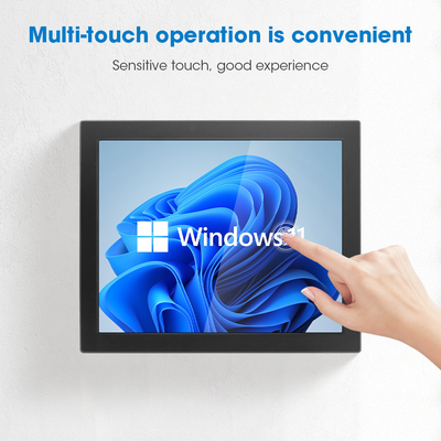 용량 산업 터치 패널 PC Win 10/11/Linux/Ubuntu 32G/64G/128G/256G SSD 1280*1024 해상도 350