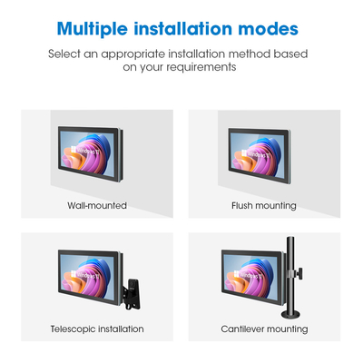 2GB/4GB/8GB 메모리 1920*1080 해상도 VGA/COM/USB 포트 및 Win 10/11/리눅스
