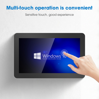 산업용 용량 터치 패널 PC Win 10/11/Linux 1920*1080 해상도 32G-256G SSD 저장 350 Nits