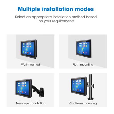 IP67 방수 산업용 패널 PC 1280 X 1020 해상도 윈도우 인텔 J6413 350cd/m2 밝기