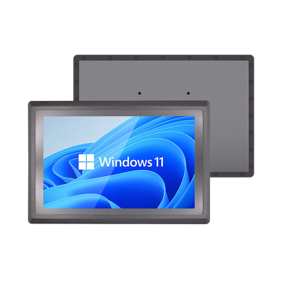 64GB SSD IP67 외관 모니터 12V DC 산업용 패널 PC 윈도우 운영 체제