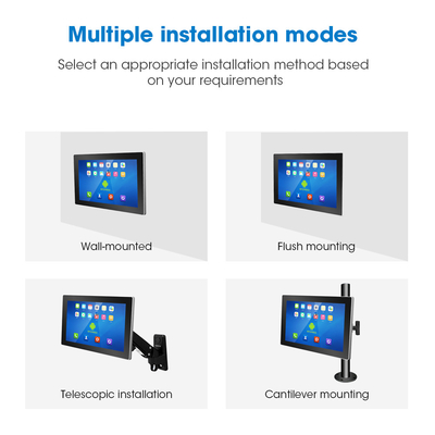 15.6인치 견고한 안드로이드 터치 패널 PC IP65 전면 베젤과 2G/4G/8G DDR3 메모리