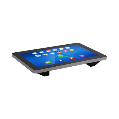 검은색 견고한 안드로이드 터치 스크린 패널 PC 폰트 패널 마운트 RS232 및 8G/16G/32 EMMC 저장장치