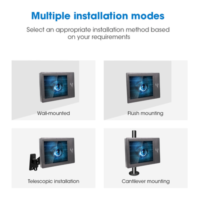 견고한 15 인치 안드로이드 패널 PC w/ VESA Mount 1 X 100M LAN IP65 인증 이더넷