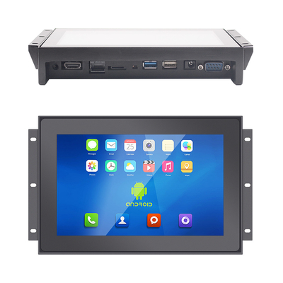 IP65 인증 안드로이드 터치 패널 PC, 포 인터페이스와 EMMC 8G/16G/32G 저장장치