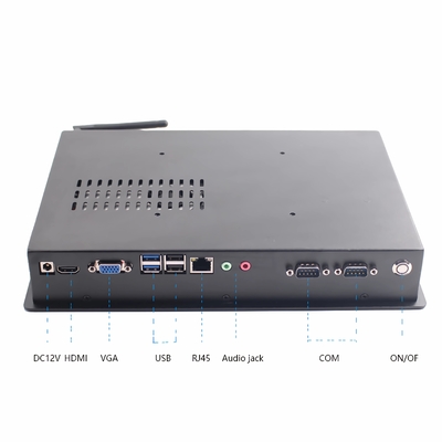 팬 없는 산업용 패널 PC, I5 CPU 및 여러 인터페이스