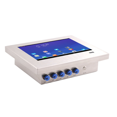 VGA 포트 산업 패널 PC 스테인리스 터치 스크린 패널 PC 8GB RAM I5 프로세서