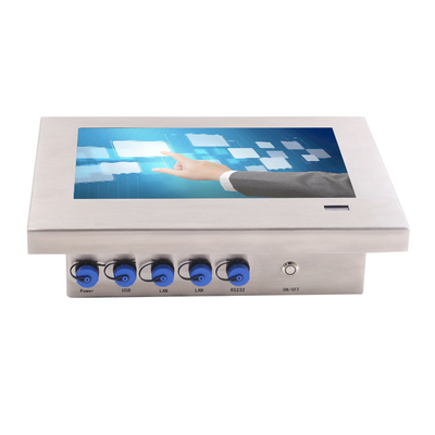 산업용 10.1 스테인리스 스틸 패널 PC HDMI 포트 및 800 X 400mm VESA 마운트