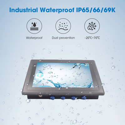 산업용 PC 컴퓨터 64GB SSD IP/65/66/67 저항/ 용량 터치