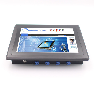 IP65 방수 패널 PC 12V DC 전원 공급 350cd/m2 열악한 환경에 대한 밝기