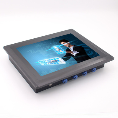 IP65/66/67 및 12V DC 전원 공급 장치와 함께 350cd/m2 초 밝은 산업 터치 스크린