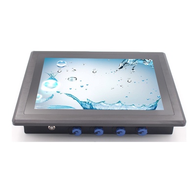 강력한 견고한 패널 PC Windows OS 12인치 저항성 / 용량 터치 VESA 마운트