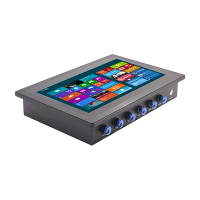 VESA 마운트 방수 패널 PC IP65/66/67 등급 4GB DDR3 메모리 및 높은 밝기 디스플레이