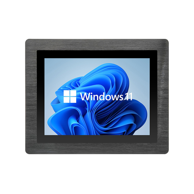 IP65 / IP67 터치 스크린 정전식 터치 방수 패널 PC, 350cd/m2 밝기, 혹독한 환경의 야외 디스플레이용