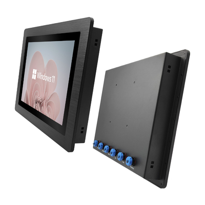 견고한 방수 패널 PC, 12V DC 전원 공급 장치 및 64GB SSD (128G/512G 옵션)