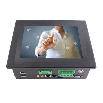 8Inch 알루미늄 베젤 산업적 터치 패널 4xRJ45