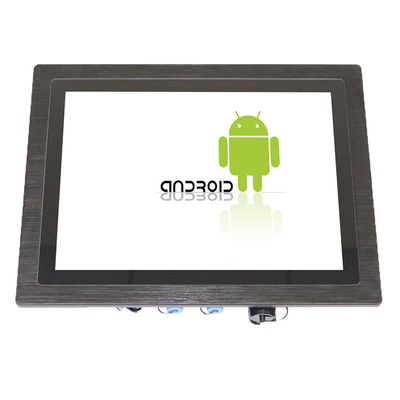 10 핵심 PCAP 1000 NIT 안드로이드 터치 패널 PC 가득 찬 IP65