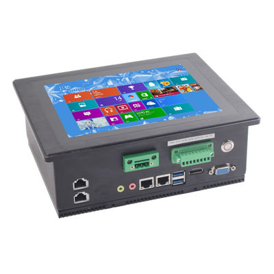 4xRJ45 8 " I3 벽걸이용 산업용 컴퓨터 PCAP 터치 윈도우 10