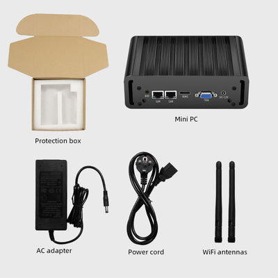 2.7Ghz C형 HTPC 리눅스 ITX 미니 pc I7 7500U VGA HDMI 128G SSD