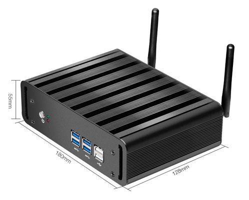 2.7Ghz C형 HTPC 리눅스 ITX 미니 pc I7 7500U VGA HDMI 128G SSD
