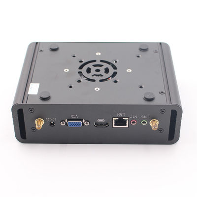 USB VGA 와이파이 LAN 팬없이 작은 데스크탑 I3 5005U Win10 리눅스 DDR3L RAM