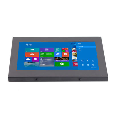 VESA 10.1인치 정전식 터치 모니터 금속 케이스 24VDC