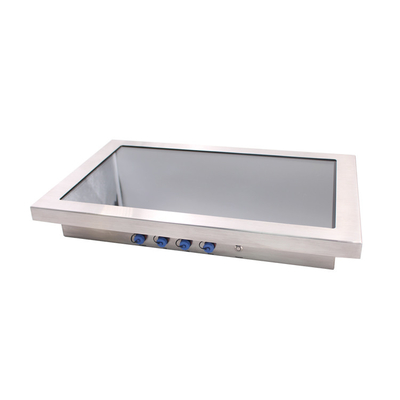 SUS304 팬리스 방수 패널 PC 1.5mm 프레임 21 인치 전체 IP67 FCC PoE