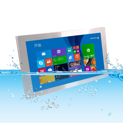 RFID NFC 250cd/M2 방수 패널 PC IP65 1.5mm SS 임베디드 패널 PC
