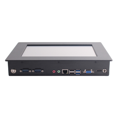 10.1in 산업용 터치 패널 PC 300cd/M2 Windows 10 RS232 RJ45