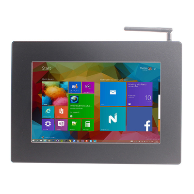 10&quot; Linux 터치 패널 PC 정면 IP65 간이 건축물을 위한 옥외 AIO HMI