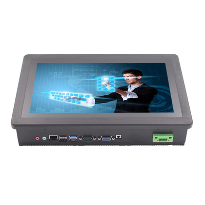 PCAP 11.5 인치 산업용 팬리스 PC 250cd/M2 24V 와이드 전압