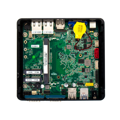 HDMI VGA EdP 표시 항구를 가진 수동적인 냉각 ITX 소형 PC 알루미늄 합금