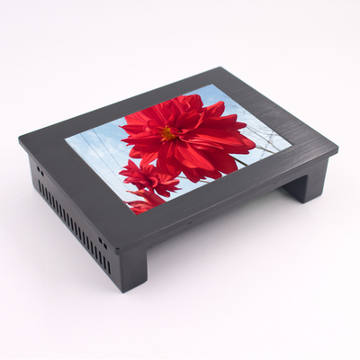 24VDC 견고한 터치 스크린 모니터 IP65 18W 350nits Vesa 임베디드