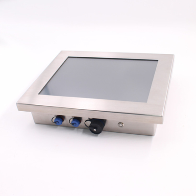 방수 LCD 모니터 1.5 밀리미터 SS 12는 5 와이어 VESA 홀 IP65 HDMI로 조금씩 움직입니다