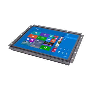 USB DVI와 1280x1024 결의안 노 프레임 터치 모니터 250 cd/m2